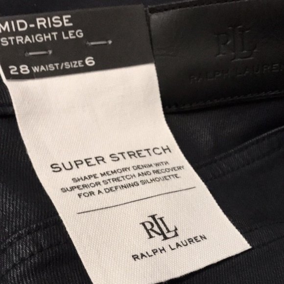 Ralph Lauren Mid-Rise Straight Jeans - Picture 5 of 7